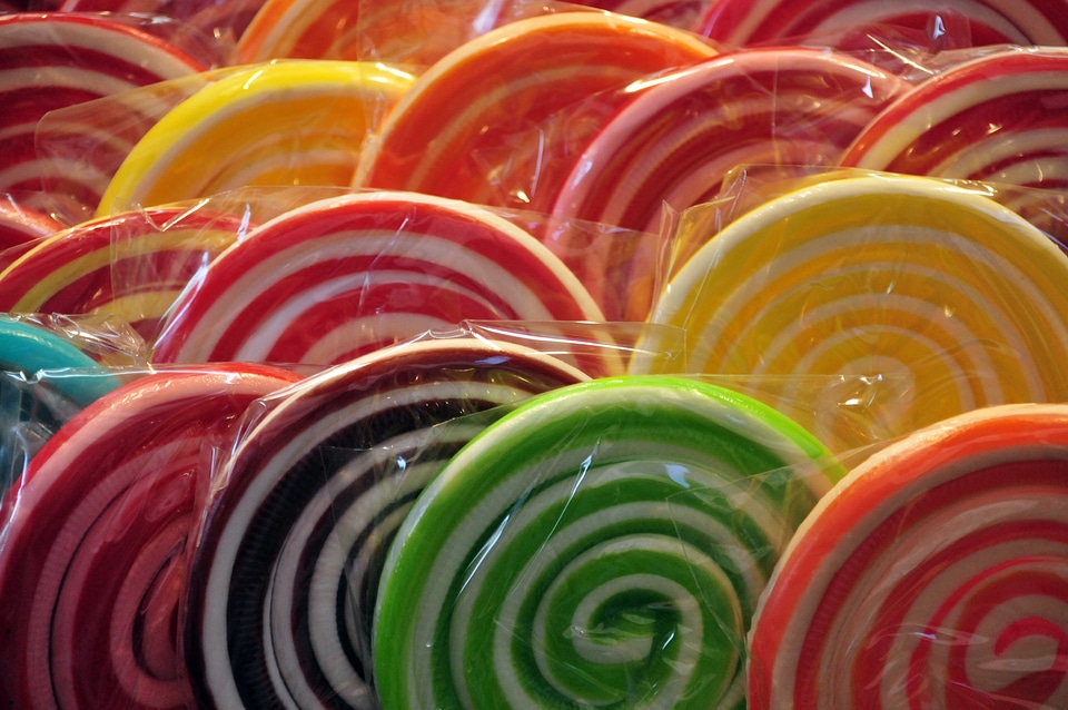 Candies colors sugar