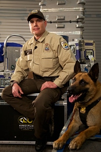 Law enforcement with K-9-2