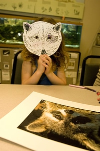 Child uses hands-on learning tools photo