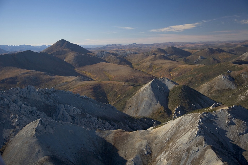 Aerial view of mountains in Yukon Flats National Wildlife Refuge-1