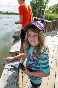 Young girl fishing-2