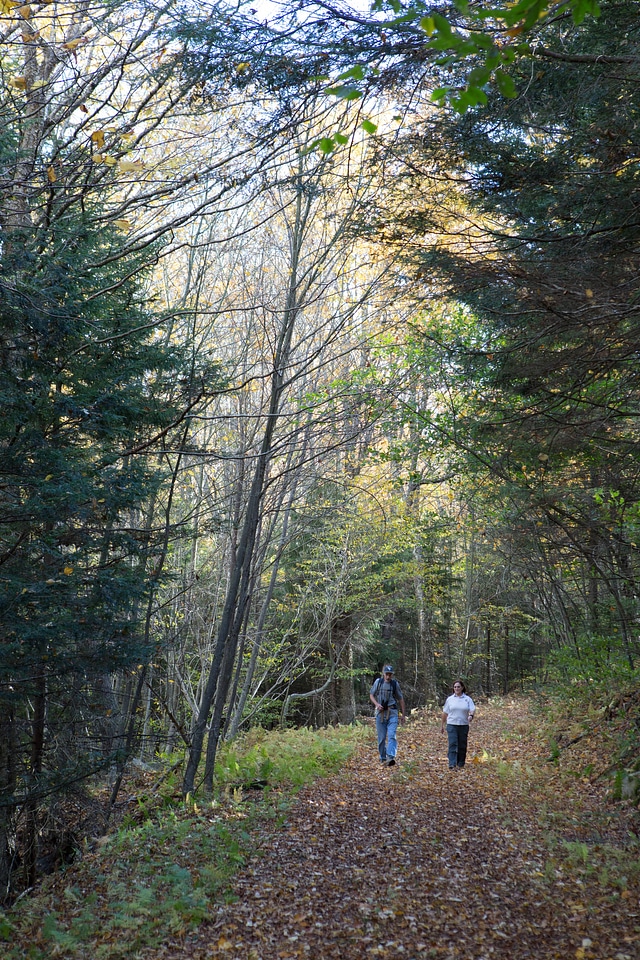 Refuge volunteers hike trail-1