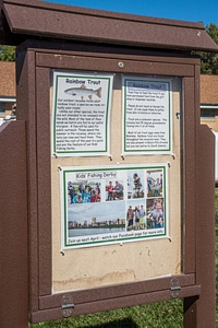 Signage at Gavins Point National Fish Hatchery