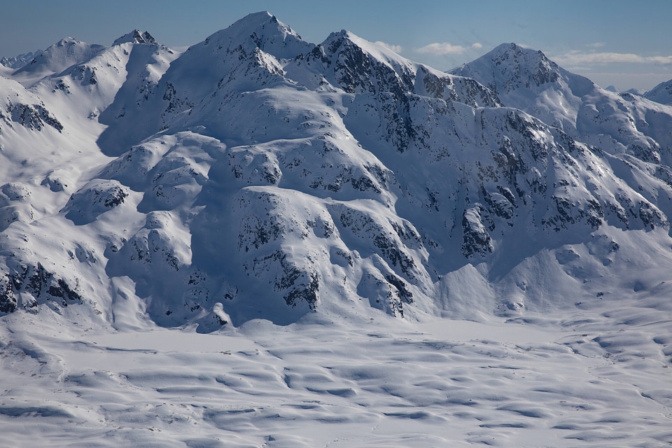 Main Kodiak Island mountain range