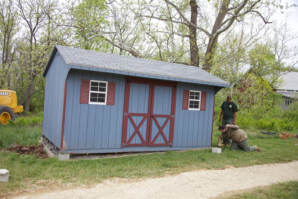 Construction of outdoor classroom-1