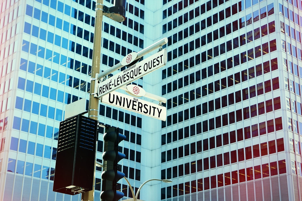 Downtown cityscape buildings