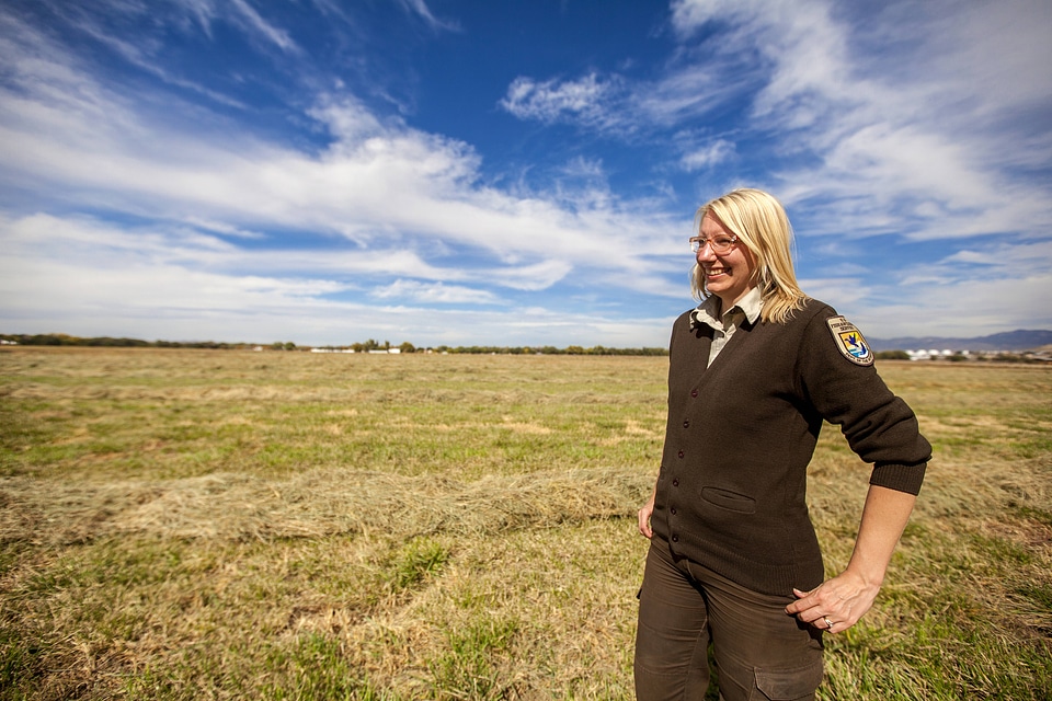 Employee at Valle de Oro National Wildlife Refuge