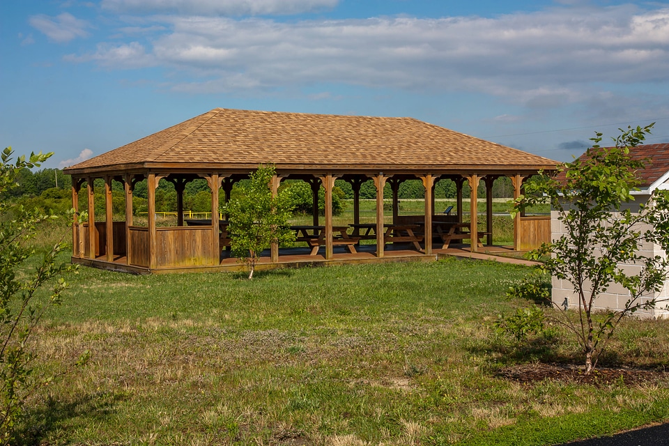 Picnic shelter at Prime Hook NWR