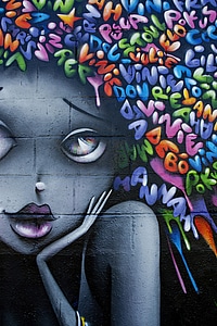 Design wall graffiti