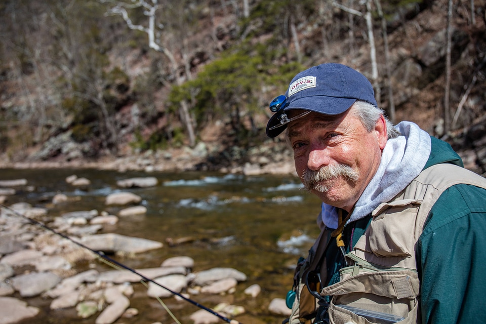 Fisherman at Seneca Creek