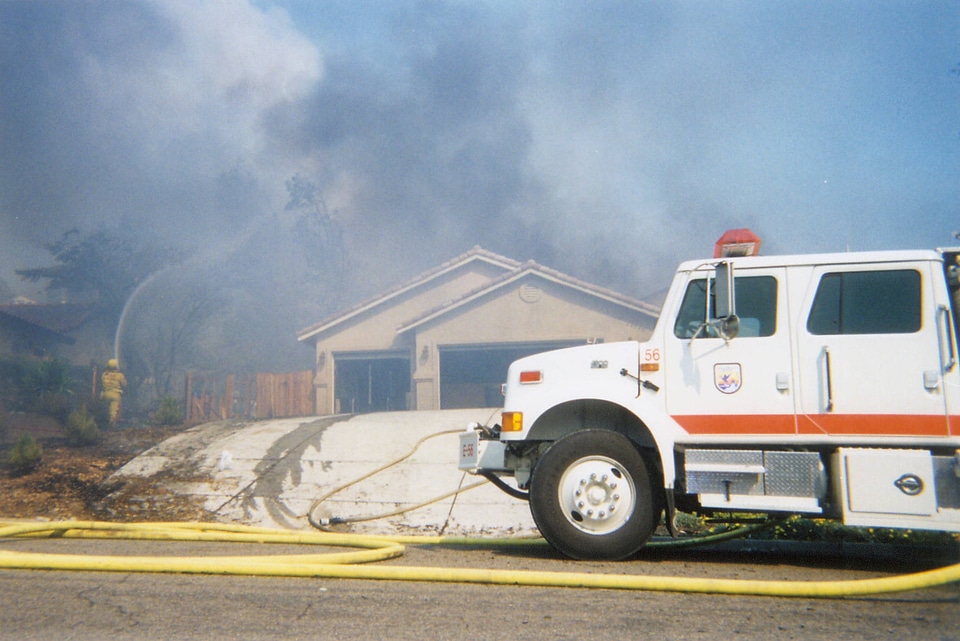 Structure protection during fire