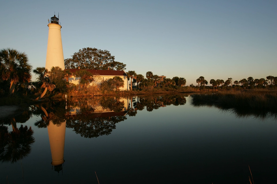 Sunrise at St. Marks National Wildlife Refuge Lighthouse