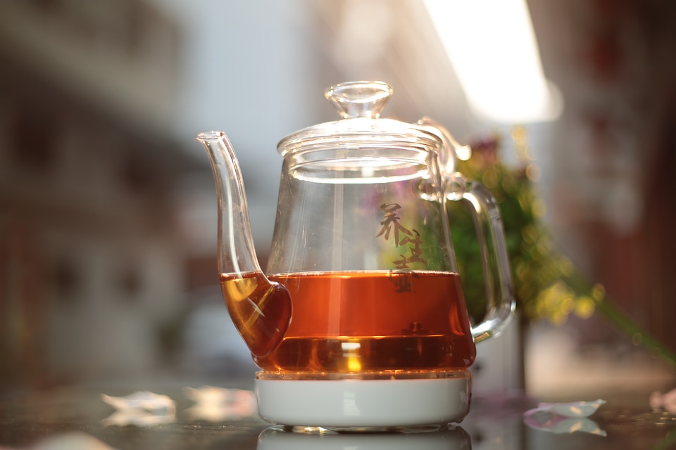 Tea black tea glass jug
