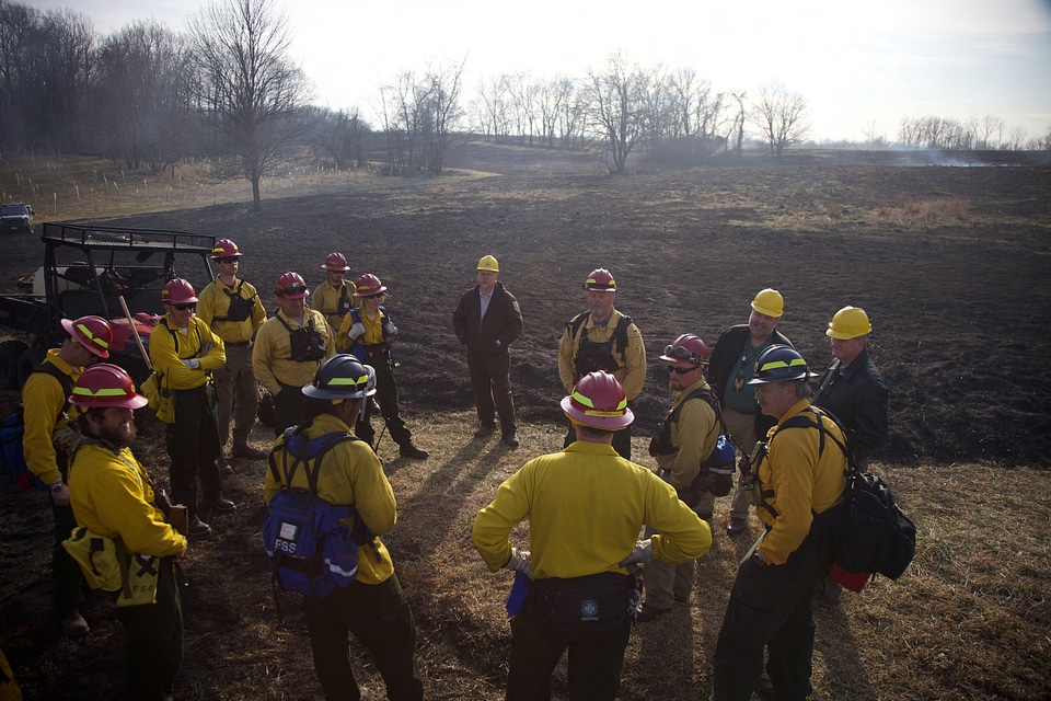 Group of firefighters along with Director and Deputy Director of NCTC
