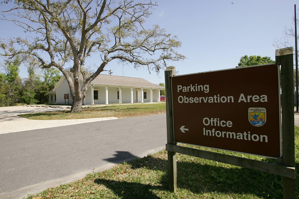 Refuge office at Lacassine National Wildlife Refuge