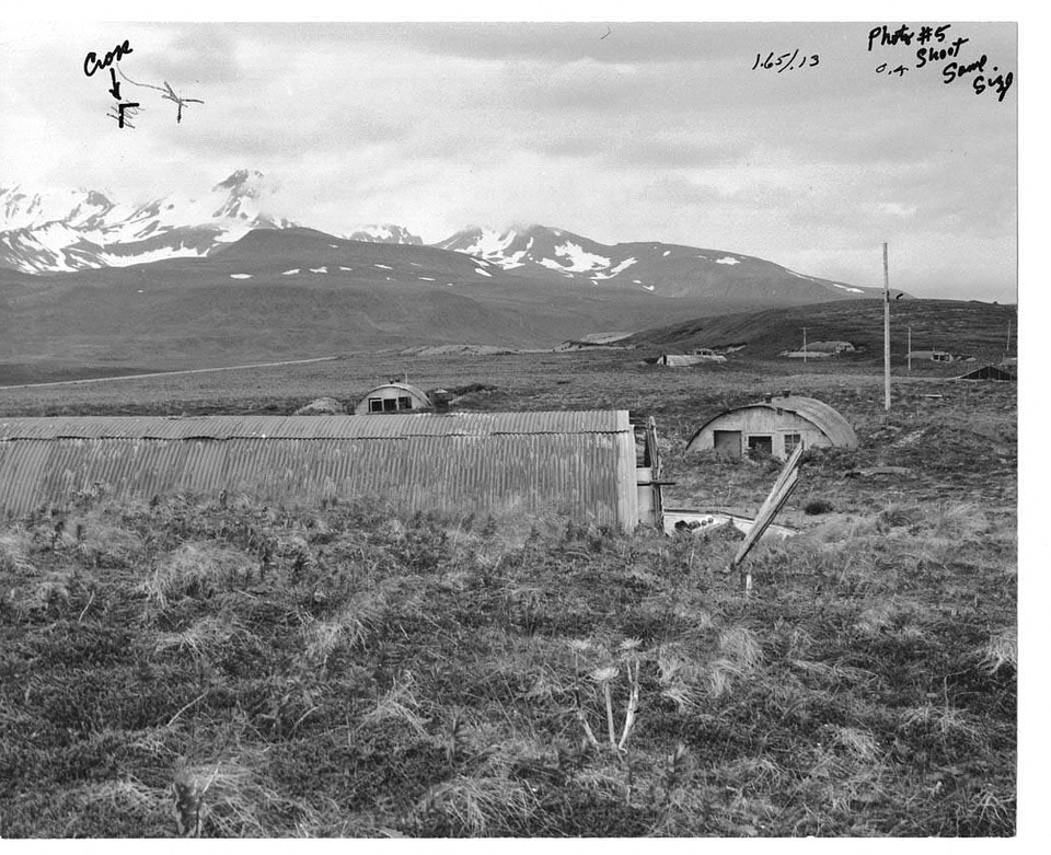 Izembek military ruins
