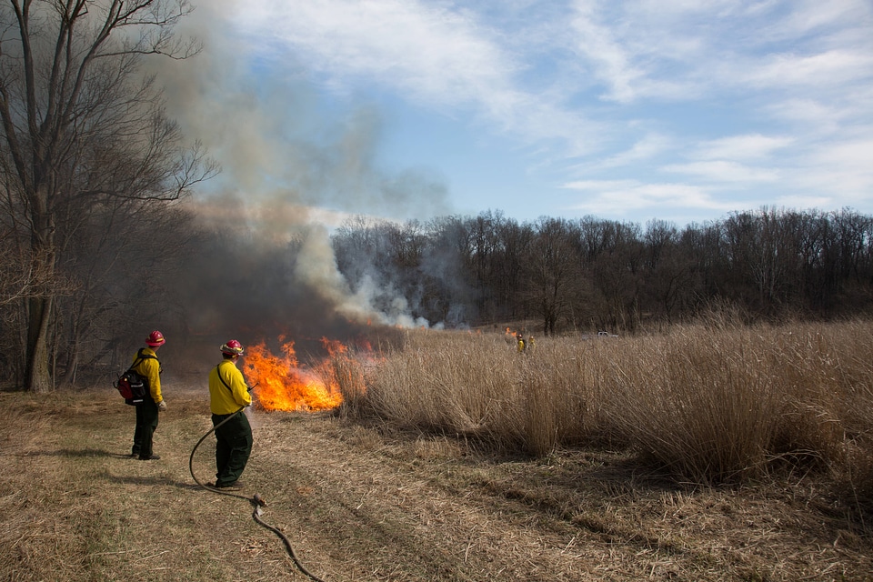 Prescribed burn at NCTC-1