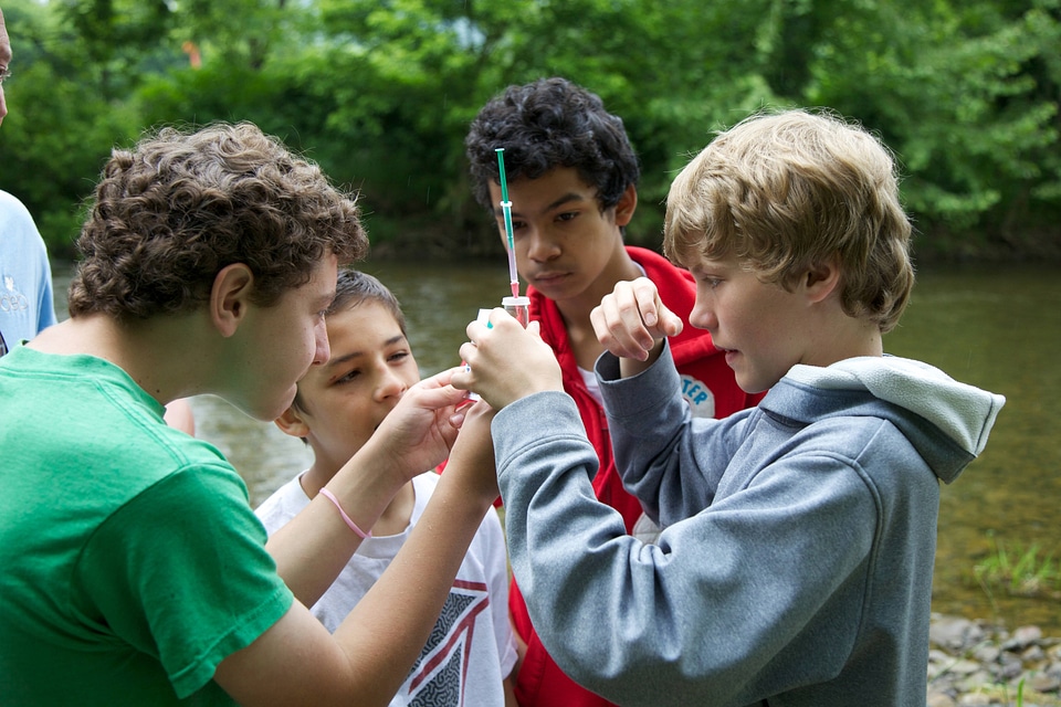 Outdoor education with students