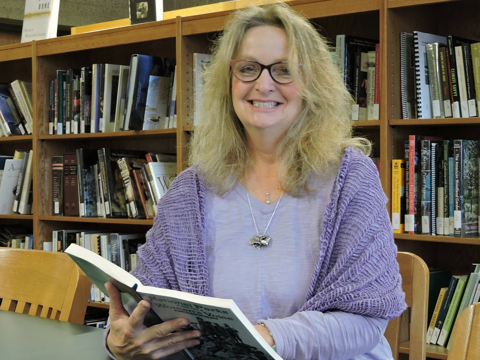 Library patron at the FWS Conservation Library