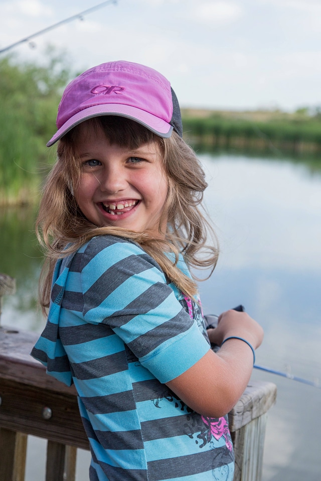 Young girl fishing-2