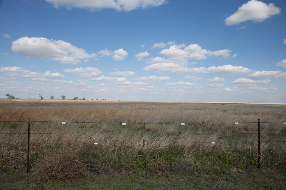 Scenic prairie and barbed wire-1