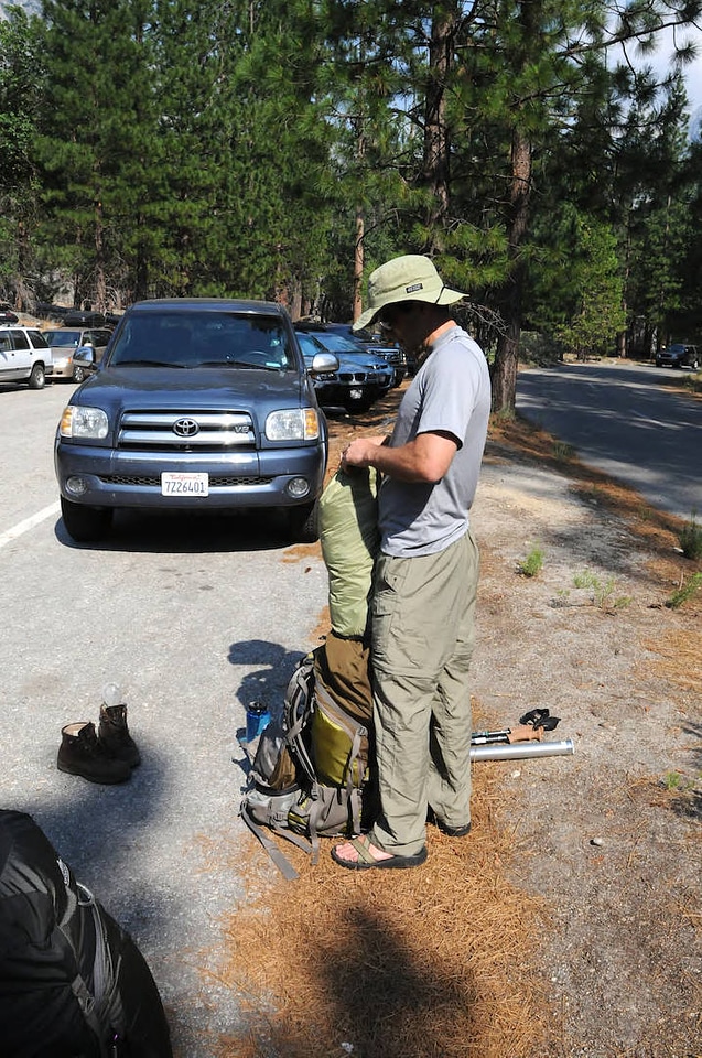 Preparing for hike-2