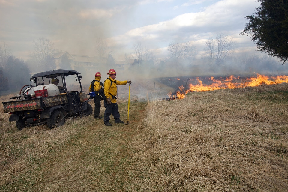Prescribed burn at NCTC-3