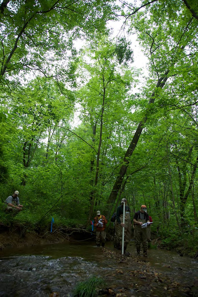 FWS employees surveying and assessing rivers and streams-2