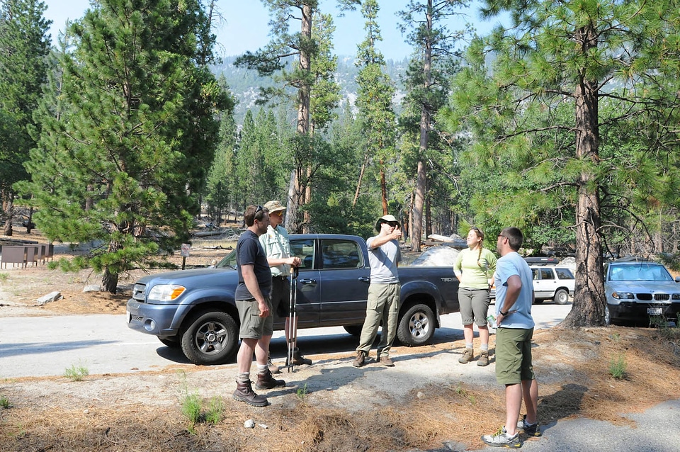 Discussing last minute details