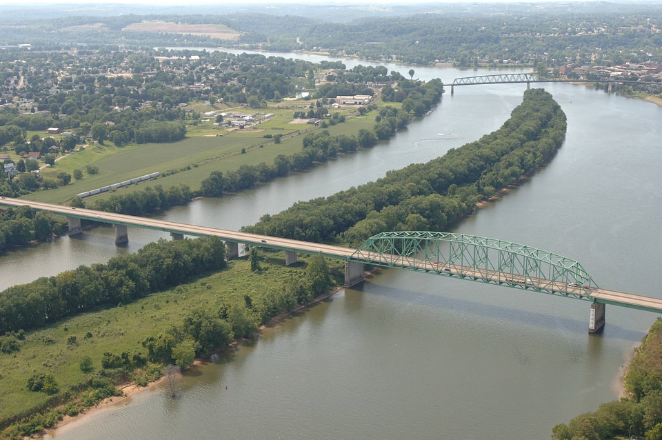 Bridges leading into town