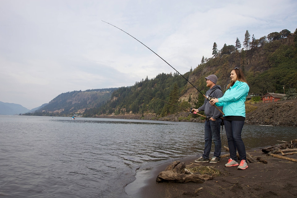 Fishing on the Columbia River-1