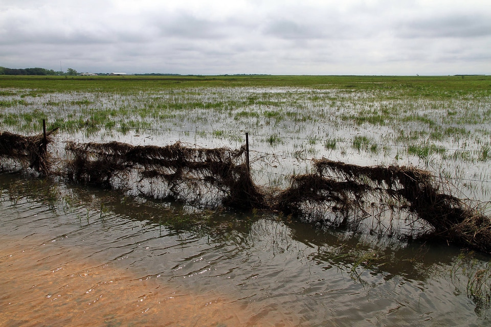 Attwater Prairie Chicken NWR flooding