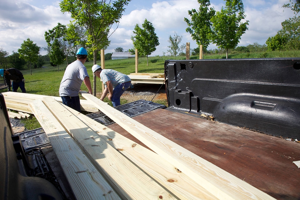 Construction of outdoor classroom-1