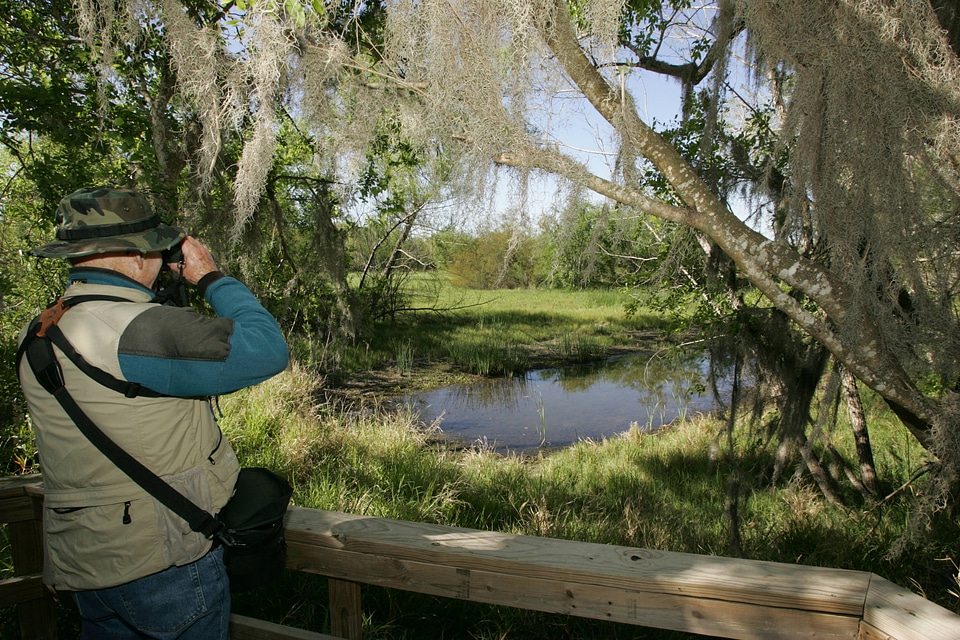 Refuge wildlife viewing area