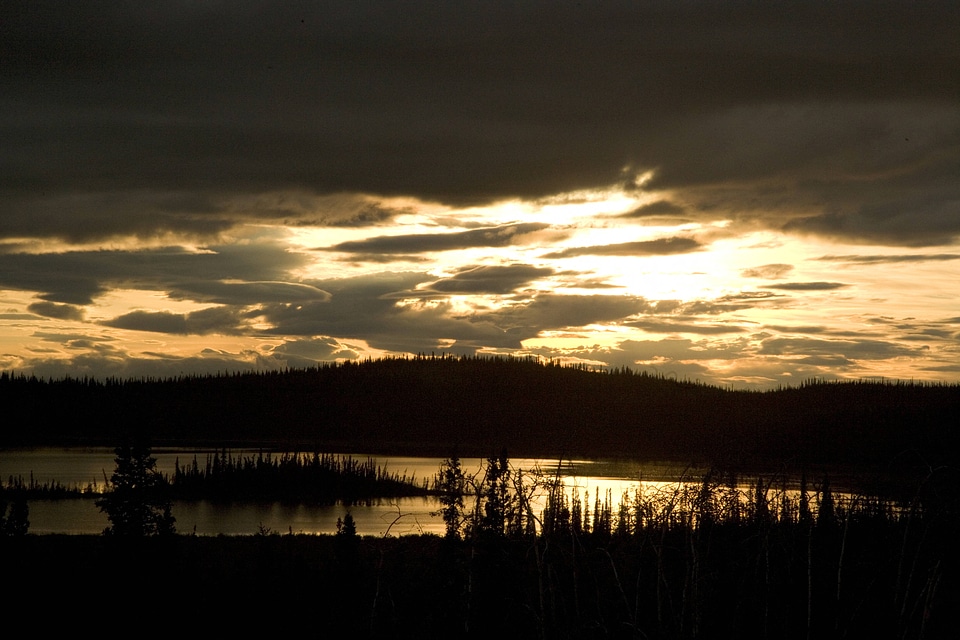 Sunset at Tetlin National Wildlife Refuge