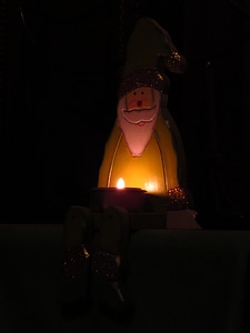 Christmas time candlelight tealight