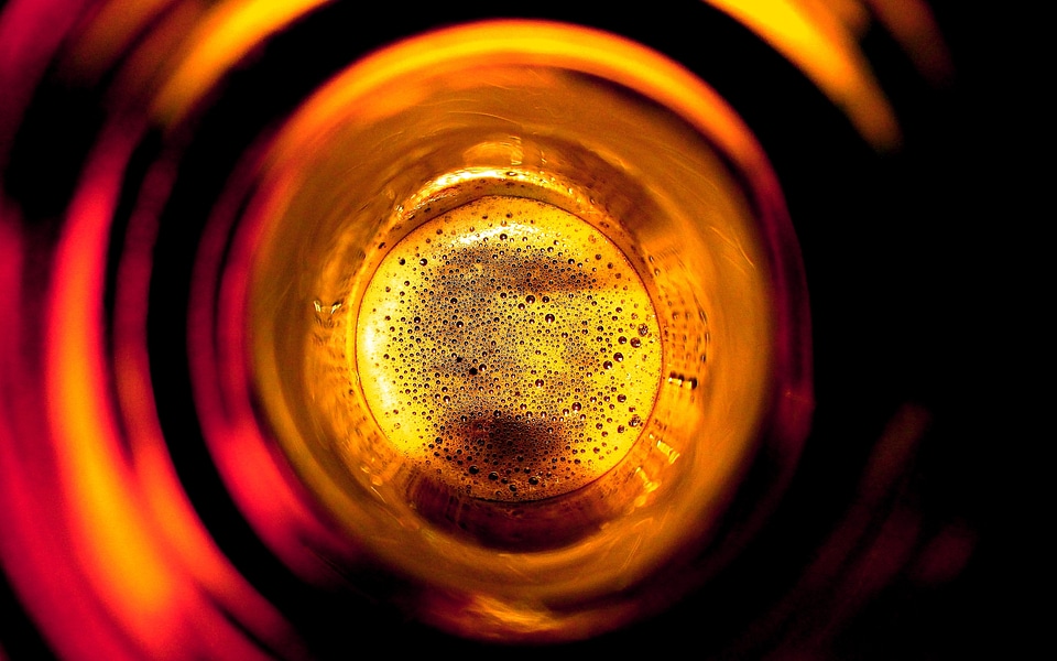 Abstract drink alcohol