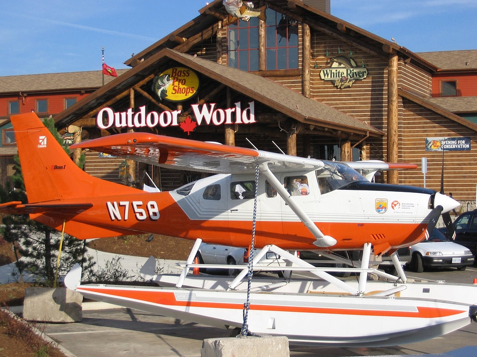 Bass Pro Shop Display in Canada