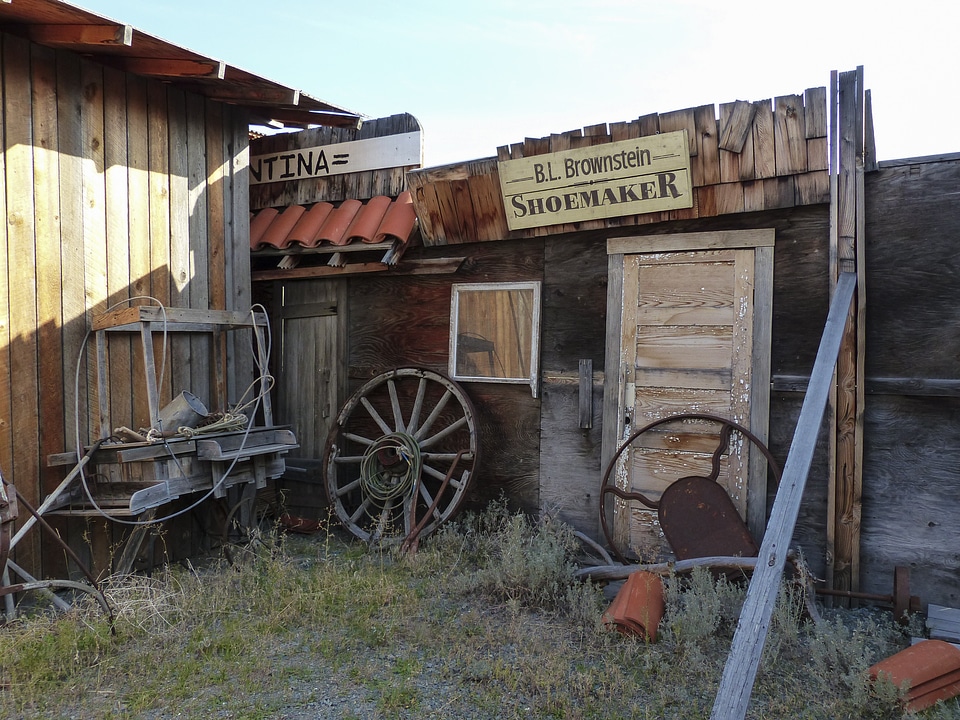 Wooden western style wild west