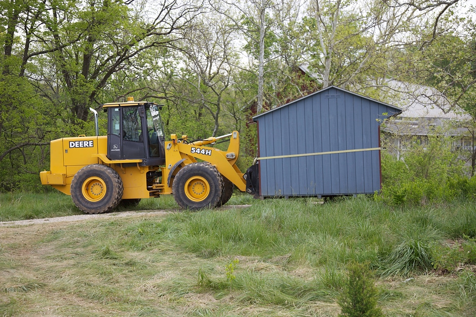 Construction of outdoor classroom-1