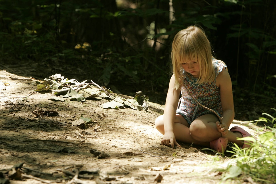 Playing in the dirt