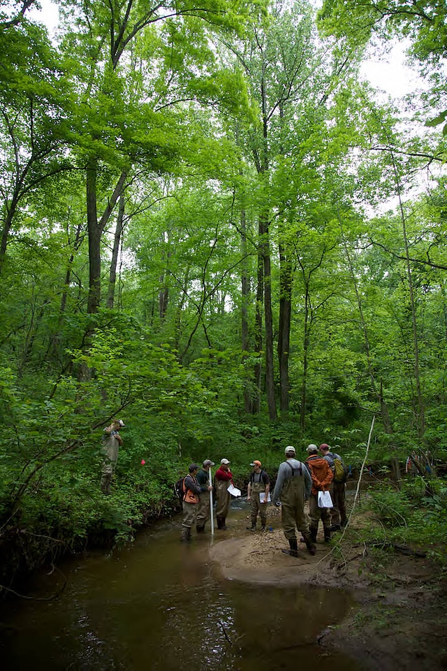FWS employees surveying and assessing rivers and streams-2