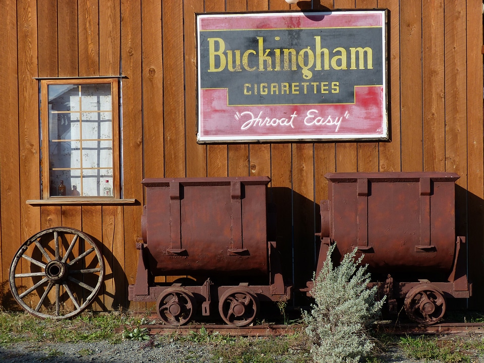 Wooden western style wild west photo