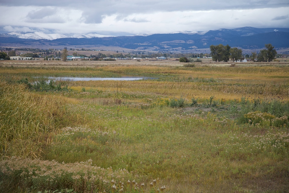 Scenic view of Lee Metcalf National Wildlife Refuge