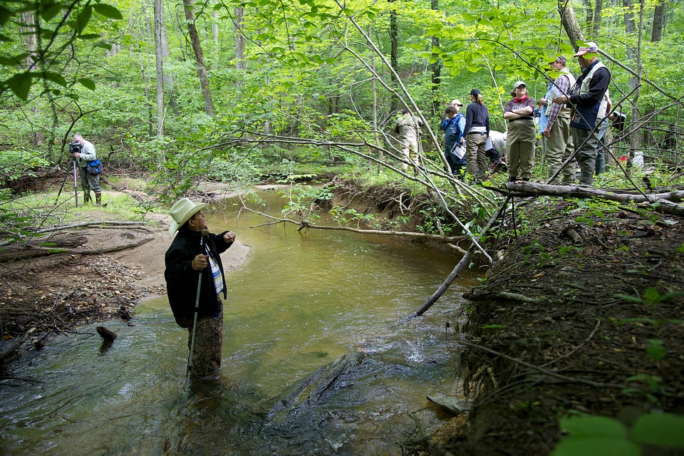 FWS employees surveying and assessing rivers and streams-1