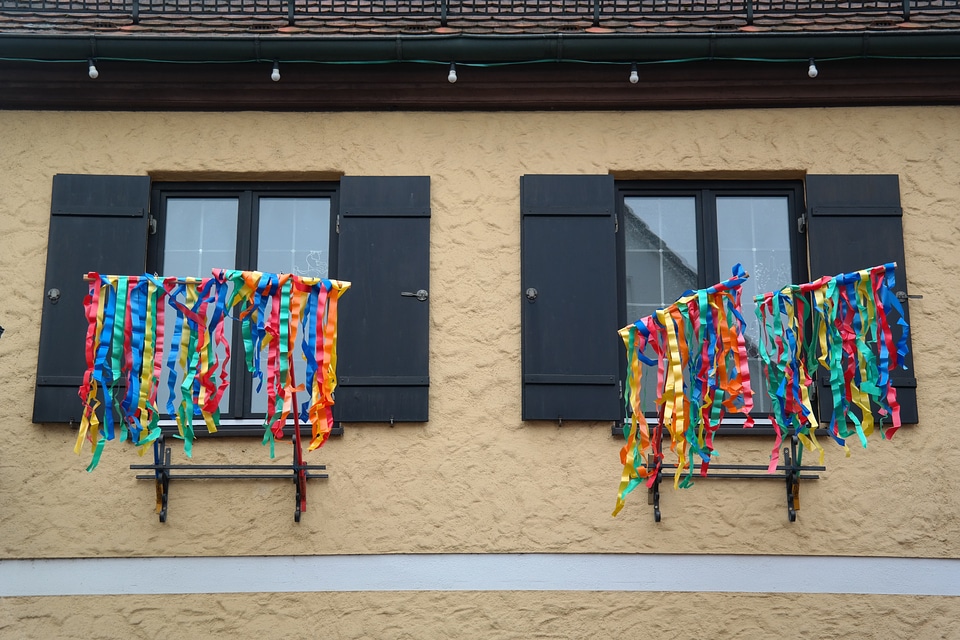 Decorated carnival colorful