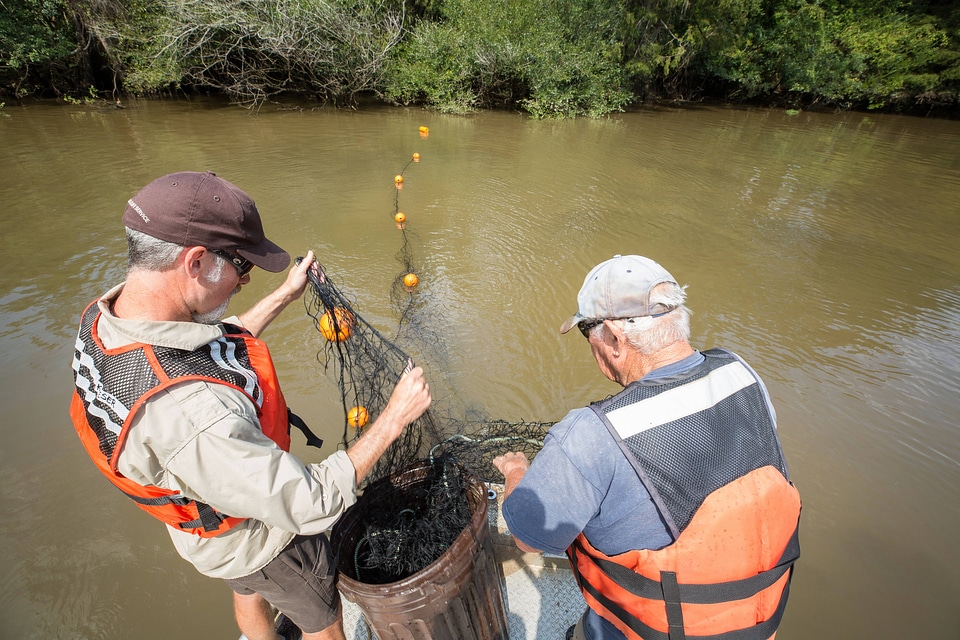 Biologists on Choctawhatchee River -1