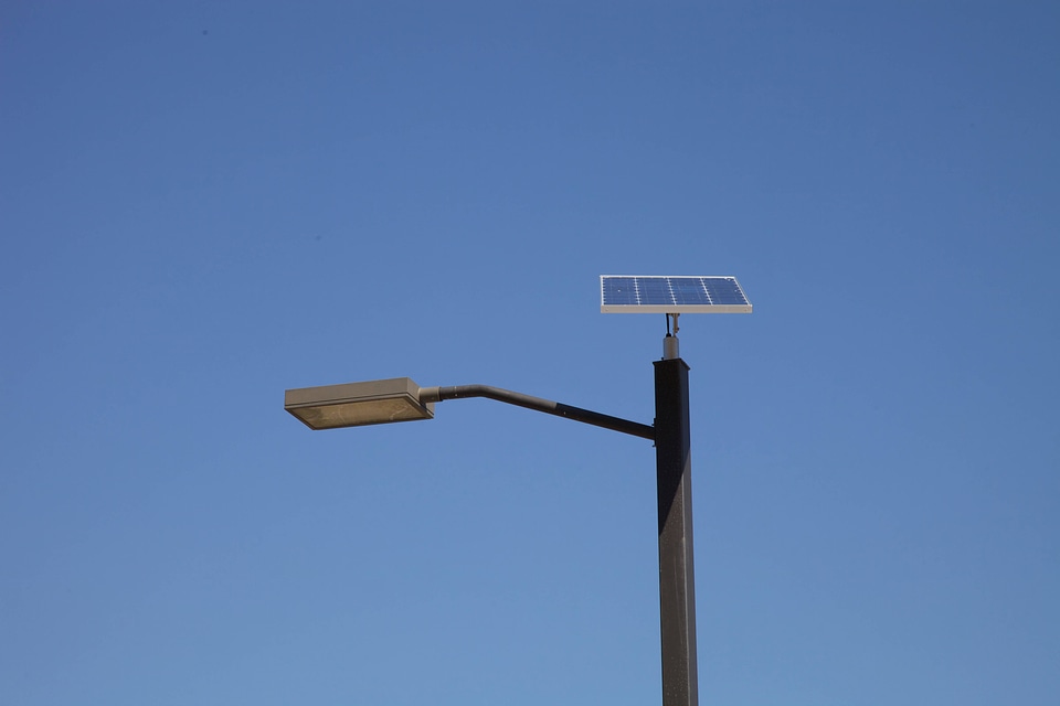 Solar powered light