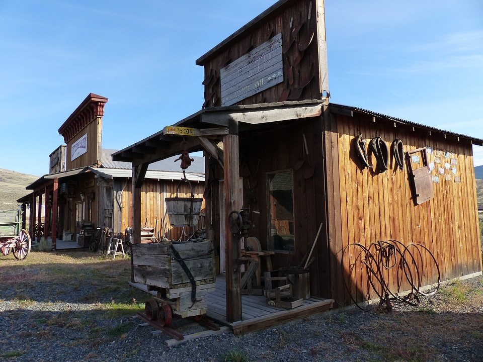 Buildings wooden western style