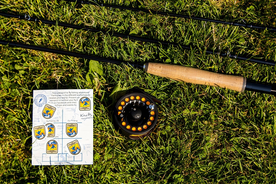 Fly fishing rod and reel